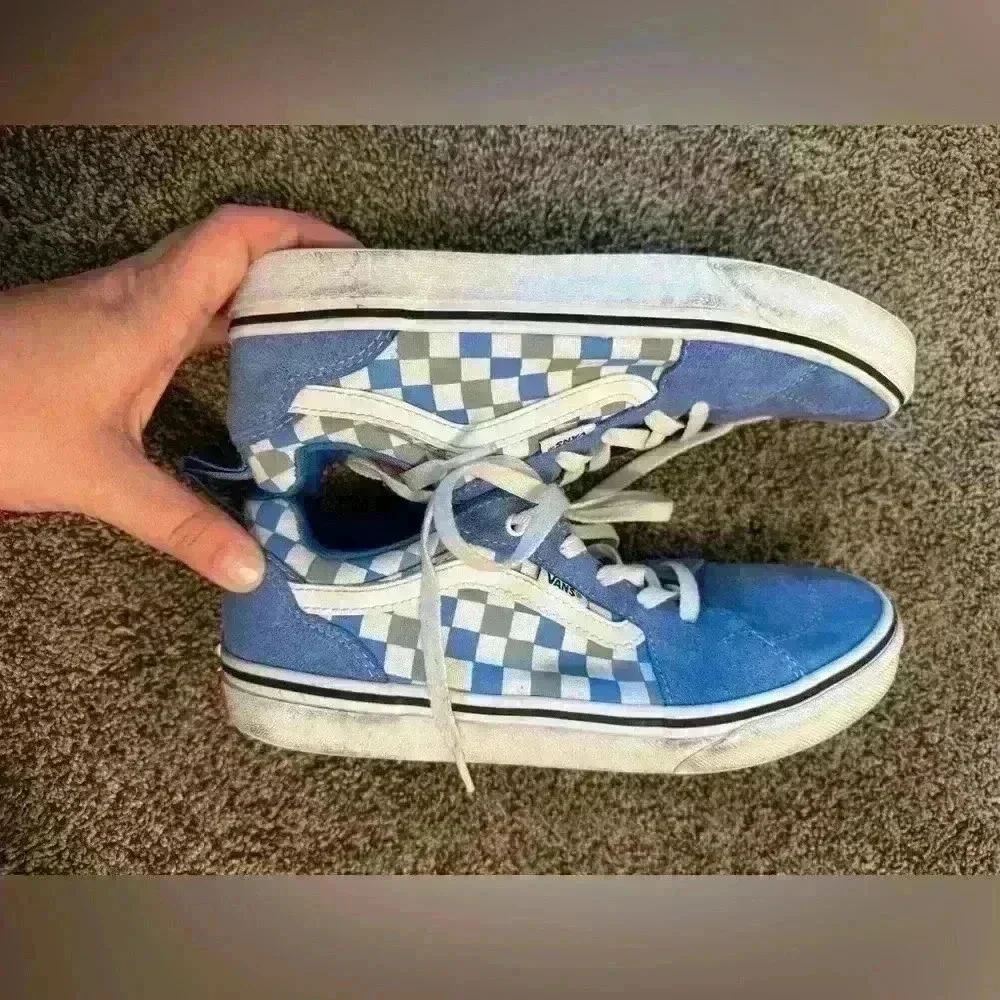 Vans sneakers youth size 6, Old Skool blue white